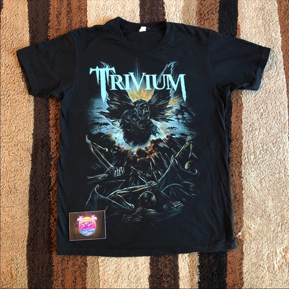 Preloved Trivium heavy metal rock Band Tee M